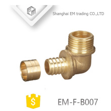 EM-F-B007 Mâle fil laiton dents connecteur coude raccord de tuyau